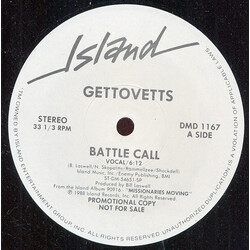 Gettovetts Battle Call USED VINYL 12INCH PROMO 33 S RPM