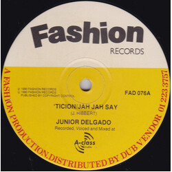 Junior Delgado 'Ticion / Jah Jah Say USED VINYL 12INCH