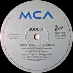 Jodeci My Heart Belongs To You USED VINYL 12INCH 33 S RPM PROMO