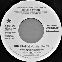 Gene Watson One Hell Of A Heartache USED VINYL 7INCH 45 RPM PROMO STEREO