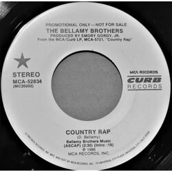 Bellamy Brothers Country Rap USED VINYL 7INCH 45 RPM PROMO STEREO
