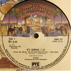 Cameo It's Serious USED VINYL 12INCH 45 RPM