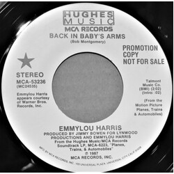 Emmylou Harris Back In Baby's Arms USED VINYL 7INCH 45 RPM SINGLE PROMO STEREO
