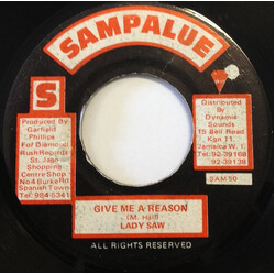 Lady Saw Give Me A Reason USED VINYL 7INCH 45 RPM