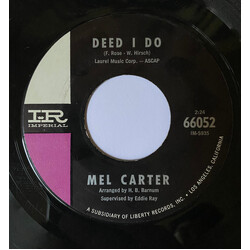 Mel Carter Deed I Do/What's On Your Mind USED VINYL 7INCH 45 RPM