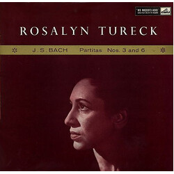 Rosalyn Tureck / Johann Sebastian Bach Partitas Nos. 3 & 6 Vinyl LP USED