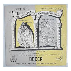 Franz Schubert / Felix Mendelssohn-Bartholdy / Concertgebouworkest / Eduard van Beinum Rosamunde - Incidental Music / A Midsummer Night's Dream - Inci