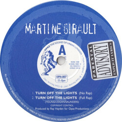 Martine Girault Turn Off The Lights VINYL 12" USED