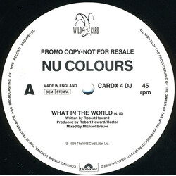 Nu Colours What In The World VINYL 12" USED