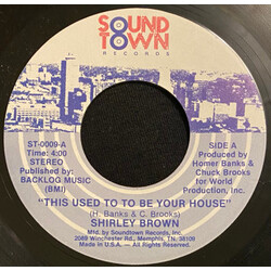 Shirley Brown This Used To Be Your House / I Don't Play That USED VINYL 7INCH 45 RPM STEREO