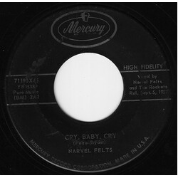 Narvel Felts Cry, Baby, Cry / Lonesome Feeling USED VINYL 7INCH SINGLE