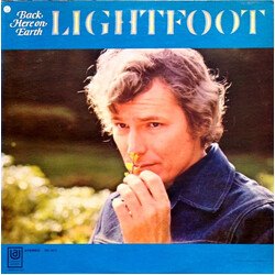 Gordon Lightfoot Back Here On Earth Vinyl LP USED