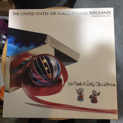 United States Air Force Band Singing Sergeants We Need A Little Christmas Vinyl LP USED