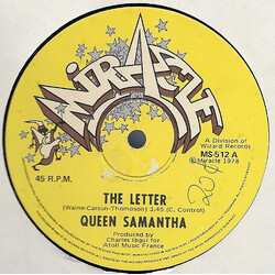 Queen Samantha The Letter / Singing Hallelujah USED VINYL 12INCH