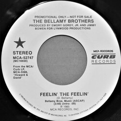 Bellamy Brothers Feelin' The Feelin' USED VINYL 7INCH 45 RPM PROMO STEREO