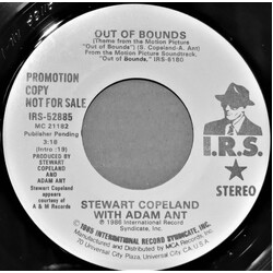 Stewart Copeland / Adam Ant Out Of Bounds (Theme From The Motion Picture) USED VINYL 7INCH 45 RPM PROMO STEREO