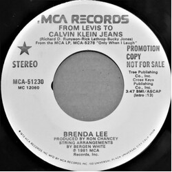 Brenda Lee From Levis To Calvin Klein Jeans USED VINYL 7INCH 45 RPM PROMO STEREO
