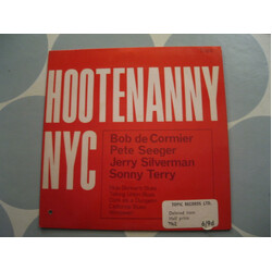 Pete Seeger / Sonny Terry / Jerry Silverman / Robert DeCormier Hootenanny NYC USED VINYL 7INCH 45 RPM EP REISSUE