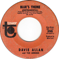 Davie Allan & The Arrows Blue's Theme / Bongo Party USED VINYL 7INCH SINGLE 45 RPM