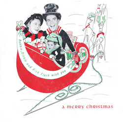Dick Clark (2) Bobbie, Dickie, And Dick Clark Wish You A Merry Christmas USED VINYL 7INCH 45 RPM PROMO