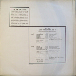 Various Light Intimations Volume III Vinyl LP USED