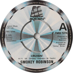 Smokey Robinson Cruisin' / The Only Game In Town USED VINYL 7INCH 45 RPM