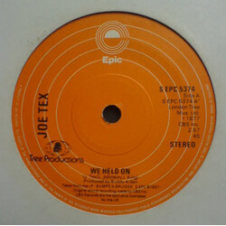 Joe Tex We Held On Vinyl 7" USED