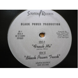 Black Power Production Freak Me USED VINYL 12INCH 33 S RPM