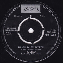 Al Green I'm Still In Love With You USED VINYL 7INCH 45 RPM SINGLE