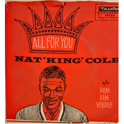 Nat King Cole All For You / Vom-Vim-Veedle USED VINYL 7INCH 45 RPM SINGLE PROMO