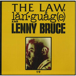 Lenny Bruce The Law, Language And Lenny Bruce Vinyl LP USED
