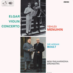 Yehudi Menuhin / Sir Adrian Boult / Sir Edward Elgar Violin Concerto In B Minor, Op. 61 Vinyl LP USED