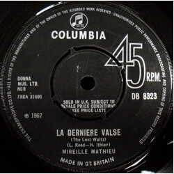 Mireille Mathieu La Dernière Valse USED VINYL 7INCH 45 RPM SINGLE