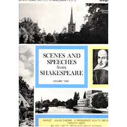 William Shakespeare Scenes And Speeches From Shakespeare─Vol.2 Vinyl LP USED