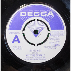 Kristine Sparkle In His Kiss USED VINYL 7INCH PROMO