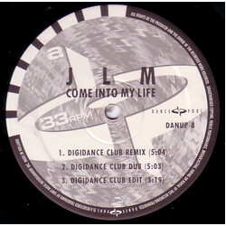 JLM Come Into My Life (Remix) VINYL 12" USED