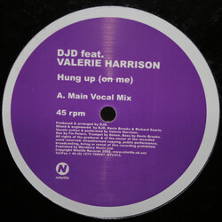 DJD / Valerie Harrison Hung Up (On Me) USED VINYL 12INCH
