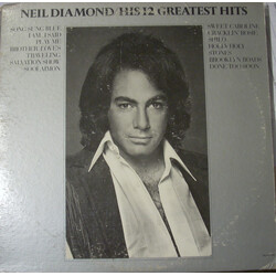 Neil Diamond His 12 Greatest Hits Vinyl LP USED