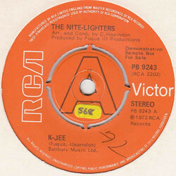 The Nite-Liters K-Jee USED VINYL 7INCH 45 RPM PROMO