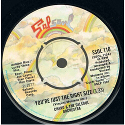 Charo / The Salsoul Orchestra You're Just The Right Size USED VINYL 7INCH 45 RPM