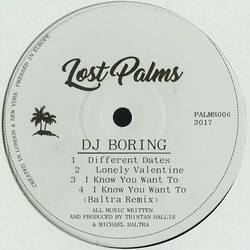DJ Boring Different Dates USED VINYL 12INCH 33 S RPM EP