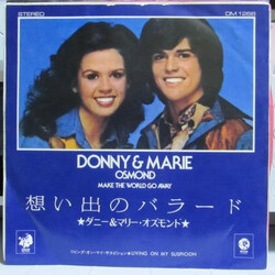 Donny & Marie Osmond Make The World Go Away = óDúnÐéüÉ USED VINYL 7INCH 45 RPM SINGLE STEREO