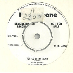 Tony Scott And His Cha Cha Band You Go To My Head / Cha Cha Pop Pop USED VINYL 7INCH 45 RPM SINGLE PROMO