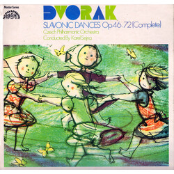 Antonín Dvořák / The Czech Philharmonic Orchestra / Karel Šejna Slavonic Dances Op.46 72 (Complete) Vinyl LP USED