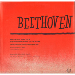 Berlin Beethoven Symphony Orchestra And Choir / Janos Rosenberg / Hannes Fedor Mann / Ludwig van Beethoven Fantasia In C Minor Op.80. "Jena" Symphony 