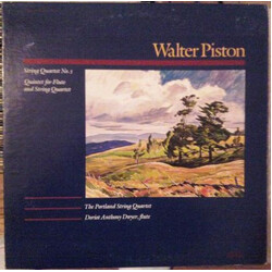 Walter Piston / The Portland String Quartet / Doriot Anthony Dwyer String Quartet No. 5 / Quintet For Flute And String Quartet Vinyl LP USED