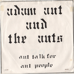 Adam And The Ants Ant Talk For Ant People Vinyl 7" USED