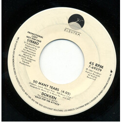 Dokken So Many Tears USED VINYL 7INCH 45 RPM SINGLE PROMO