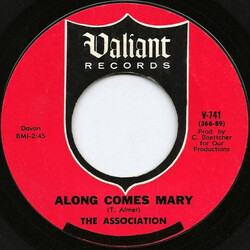 The Association (2) Along Comes Mary USED VINYL 7INCH 45 RPM SINGLE STYRENE