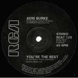 Keni Burke You're The Best USED VINYL 12INCH 45 RPM